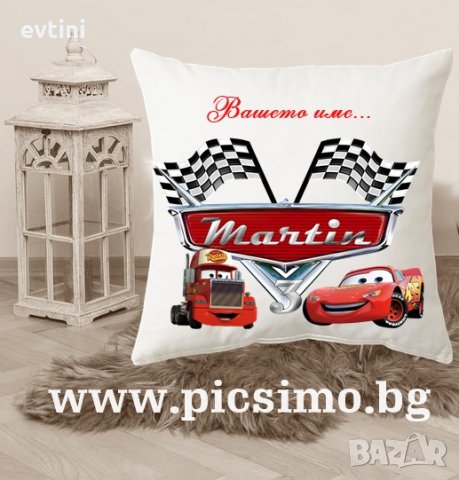 Детска декоративна възглавничка с анимационен герой по избор - Пес Патрул, Пепа, Пламъчко, Масленка, снимка 13 - Спално бельо и завивки - 28623722
