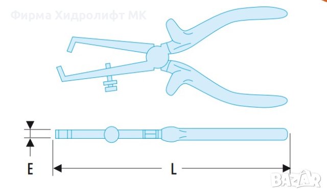 FACOM 194.17AVSE Клещи резачки високоволтови , снимка 2 - Клещи - 31349096