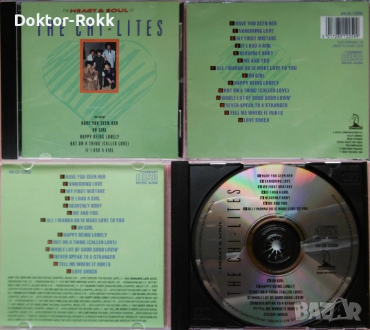 Charles Aznavour + Comedian Harmonists + The Chi-Lites – ОРИГИНАЛНИ ДИСКОВЕ, снимка 5 - CD дискове - 53144980