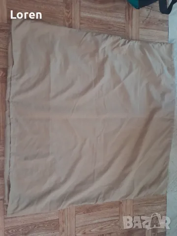 Две големи вадратни кафяви калъфки за възглавници , снимка 5 - Спално бельо - 50066899