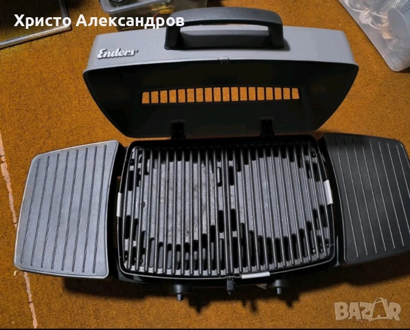 Газово барбекю Enders URBAN PRO , корпус от лят алуминий, чугунени скари, тавичка за оттичане , снимка 3 - Барбекюта - 53600048