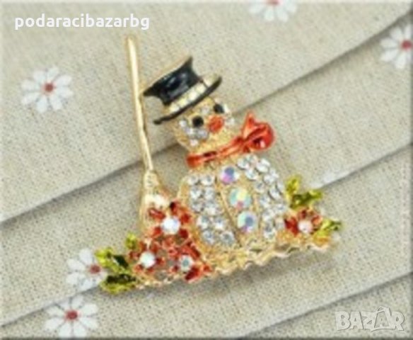 БРОШКА-СНЕЖЕН ЧОВЕК  , снимка 2 - Други - 26256070