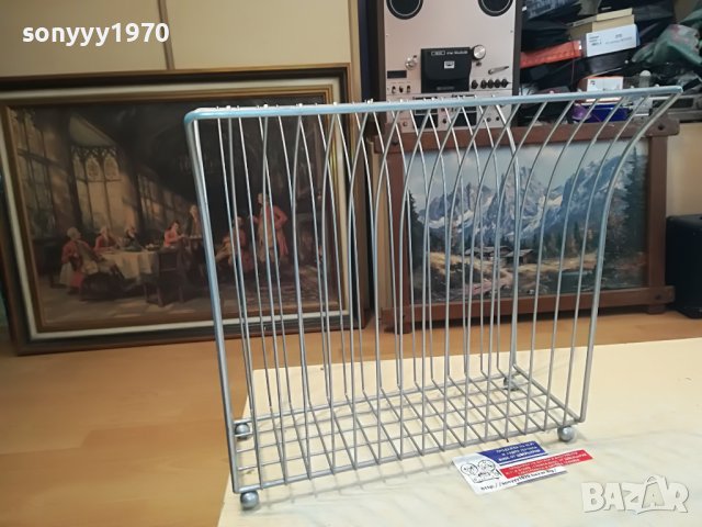 МЕТАЛНА ПОСТАВКА ЗА СПИСАНИЯ 2005231831, снимка 5 - Колекции - 40769397