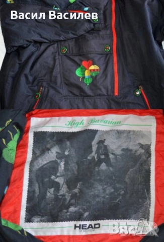 HEAD Sport Wear зимно ски яке с качулка с бродерия, снимка 4 - Зимни спортове - 51931132