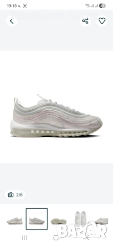 Дамски маратонки Nike Air Max 97 "Light Bone", снимка 2 - Маратонки - 52249691