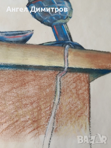 Венелин Петков пастел картина , снимка 4 - Картини - 51730813