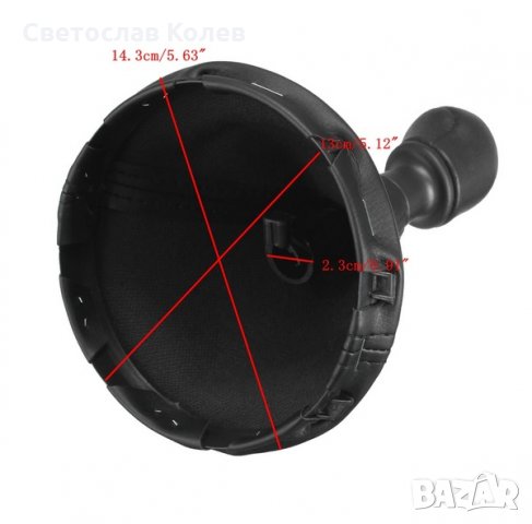 Топка скоростен лост с маншон за VW Volkswagen Фолксваген T5 T5.1 T6 - 5 скорости, снимка 3 - Аксесоари и консумативи - 27869822