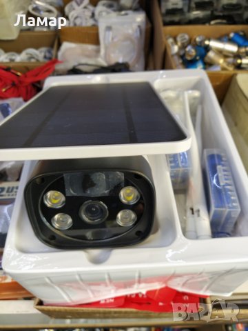 Соларна напълно безжична водоустойчива камера FULL HD 1080P WI FI 2MP с LED осветяване и 4x увелич, снимка 3 - IP камери - 32401956
