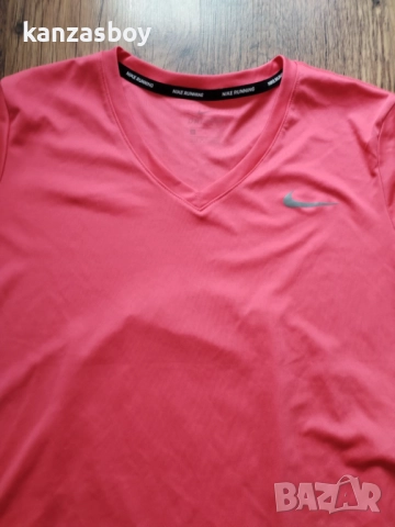 Nike Miler Running Top - страхотна мъжка тениска С, снимка 4 - Тениски - 51501404