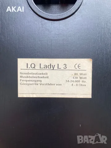 I.Q  Lady L 3, снимка 9 - Тонколони - 48957775