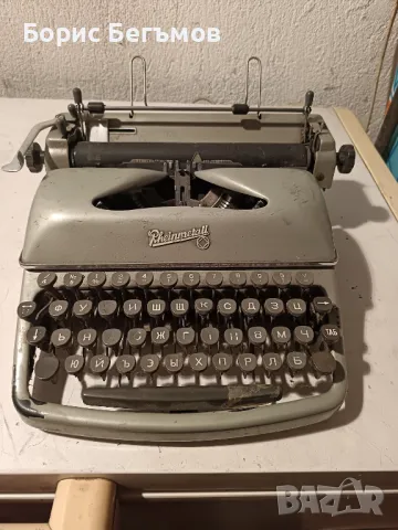 Ретро пишеща машина Рейнметал/Rheinmetall, снимка 2 - Антикварни и старинни предмети - 49943793