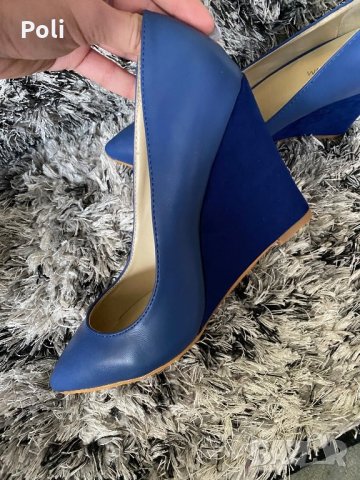 Елегантни обувки в синьо, снимка 3 - Дамски елегантни обувки - 28501977