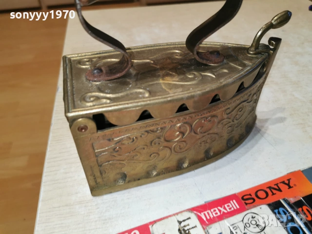 СТАРА ЮТИЯ-МЕД/МЕСИНГ-ВНОС SWISS 1701261836, снимка 14 - Антикварни и старинни предмети - 53134311