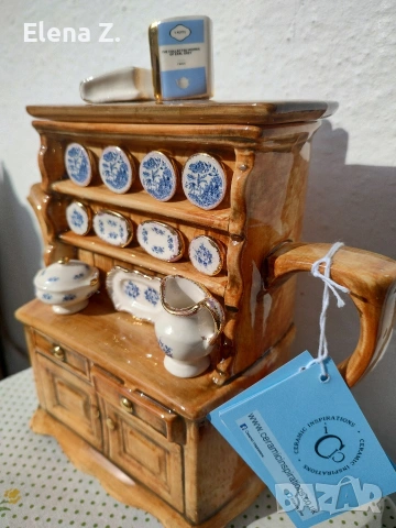 Нов колекционерски чайник Welsh Dresser на Swineside, England, снимка 3 - Колекции - 53244742