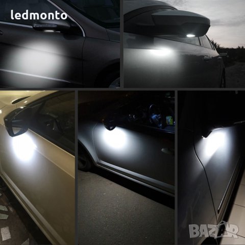 Светлина под огледалата Мерцедес W176 X156 W204 W212 W246 W117 W218 W219 W209 W221 C117 W242, снимка 2 - Аксесоари и консумативи - 33418764