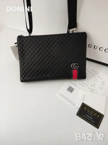 Мъжка чанта Gucci, снимка 7 - Чанти - 49274352