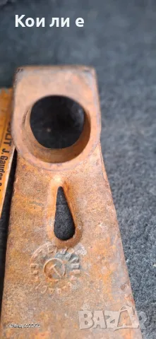 Стара българска тесла с маркировка , снимка 1