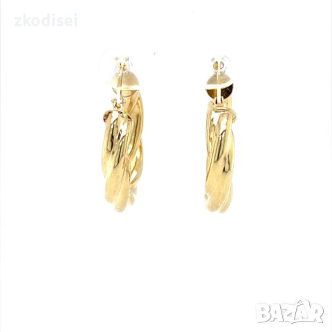 Златни обеци 4,32гр. 14кр. проба:585 модел:20434-2, снимка 3 - Обеци - 43077611