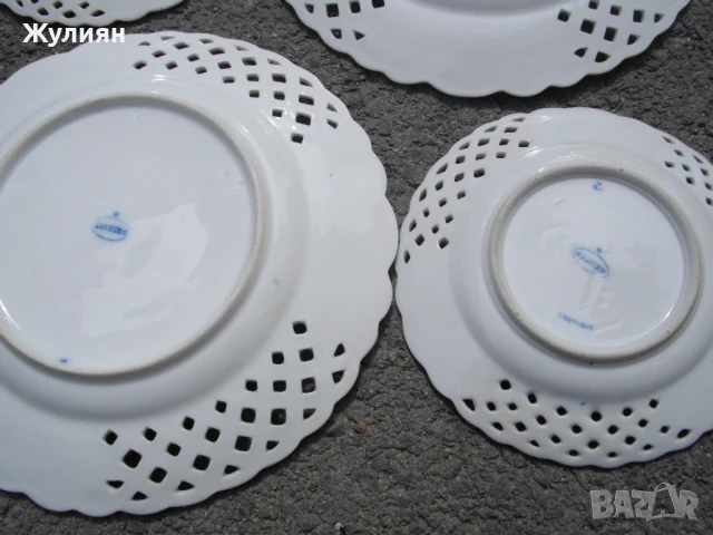 ЛОТ ПОРЦЕЛАНОВИ ЧИНИИ МАЙСЕН MEISSEN, снимка 6 - Антикварни и старинни предмети - 50471027