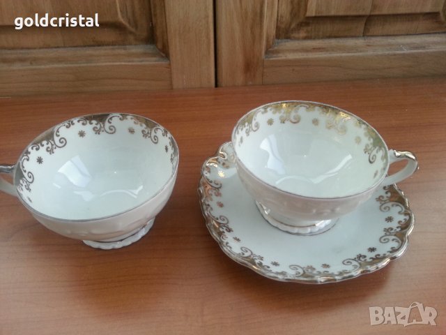 Стар немски порцелан чаши за чай кафе , снимка 9 - Други ценни предмети - 37136017