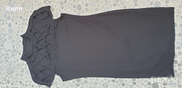 Черна дамска рокля, снимка 2 - Рокли - 36986920