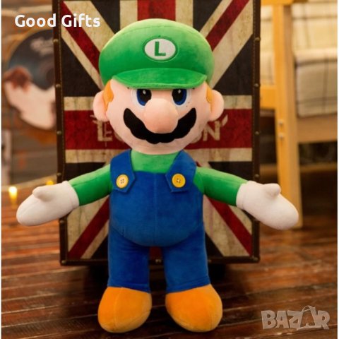 Плюшена играчка Луиджи Super Mario, снимка 1 - Плюшени играчки - 42938277