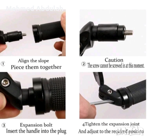 Два броя комплект огледала за велосипеди, снимка 3 - Аксесоари за велосипеди - 52573068