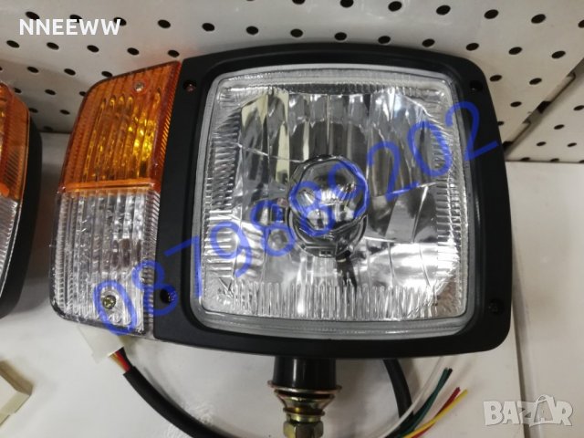 Фар с вграден мигач и габарит за камион,трактор,багер и др, снимка 6 - Аксесоари и консумативи - 22651396