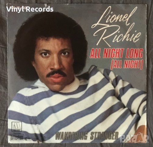 Lionel Richie – All Night Long (All Night) Vinyl, 7", 45 RPM, Single, Stereo