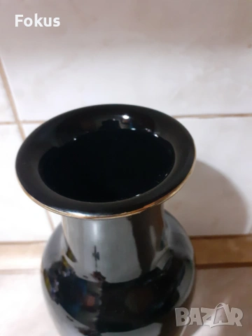 Великолепна стара ваза - японски порцелан маркировка, снимка 5 - Антикварни и старинни предмети - 53348333