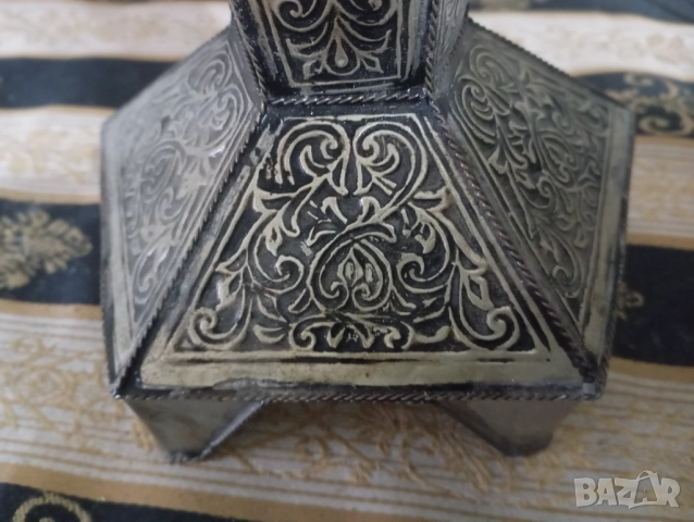 Винтидж настолна лампа, снимка 4 - Други ценни предмети - 50836489