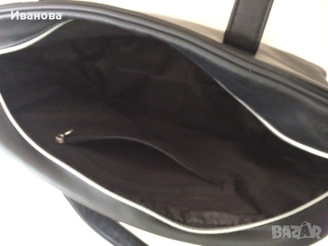 Голяма черна чанта Lancome., снимка 5 - Чанти - 42933967