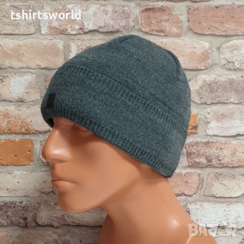 Нова зимна шапка SilverStar с подгъв в тъмносив цвят, снимка 2 - Шапки - 43375789
