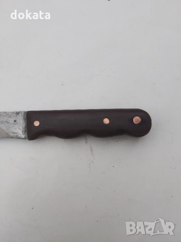 Стар касапски нож от соца., снимка 6 - Ножове - 35649724