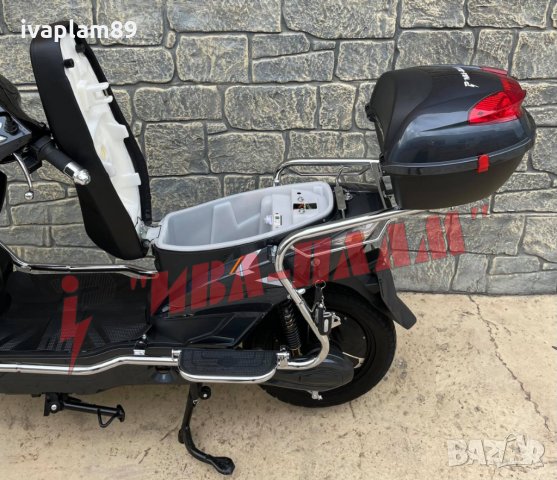 Електрически Скутер 1600W,60V,20aH+Управление като Велосипед+ЛИЗИНГ+Документи за регистрация , снимка 15 - Мотоциклети и мототехника - 33106514