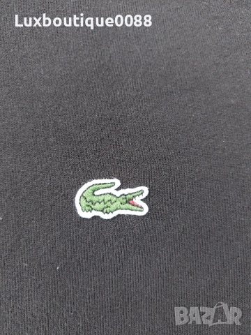 Използвано в отлично състояние горнище с качулка Lacoste M, снимка 3 - Спортни дрехи, екипи - 52059597