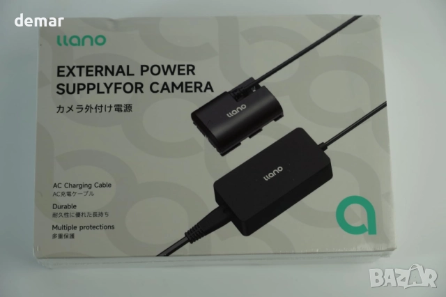 Комплект захранващ адаптер llano NP-FZ100 с фиктивна батерия – за Sony, снимка 9 - Батерии, зарядни - 52129317