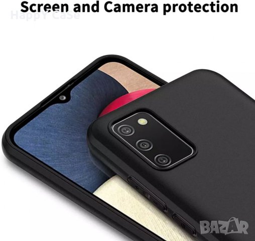 Samsung Galaxy A53 A72 A52 A52s A42 A32 A02s 4G 5G 2021 / Тънък черен мек мат кейс калъф гръб, снимка 10 - Калъфи, кейсове - 32066834