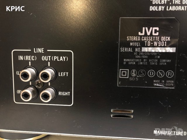 JVC TD-W901 / HIGH END Stereo Dual Cassette deck, снимка 16 - Декове - 28424878