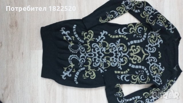 Рокля туника със сребърни и златни елементи , снимка 2 - Рокли - 43058937