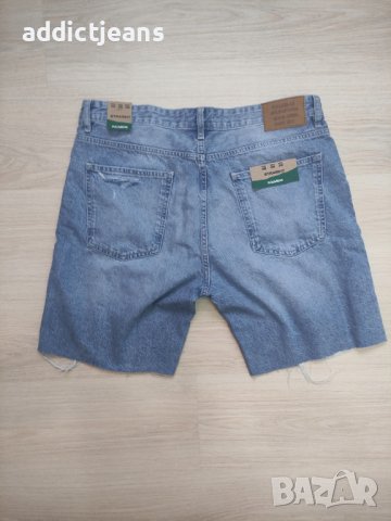 Мъжки къси дънки Pull&Bear размер 48, снимка 4 - Къси панталони - 42949675