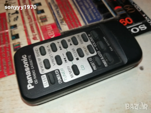 PANASONIC CD RADIO CASSETTE REMOTE CONTROL 0509251104, снимка 3 - Радиокасетофони, транзистори - 51613220
