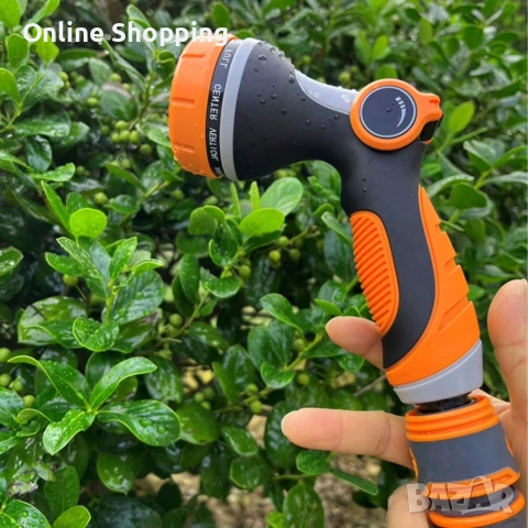 Регулируем пистолет за пръскачка за градински маркуч