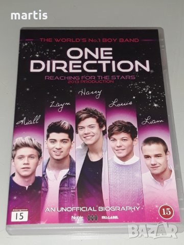 One Direction двд, снимка 1 - DVD филми - 32538425