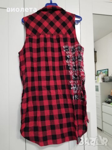 ефектна лятна риза без ръкави, снимка 2 - Ризи - 33045676