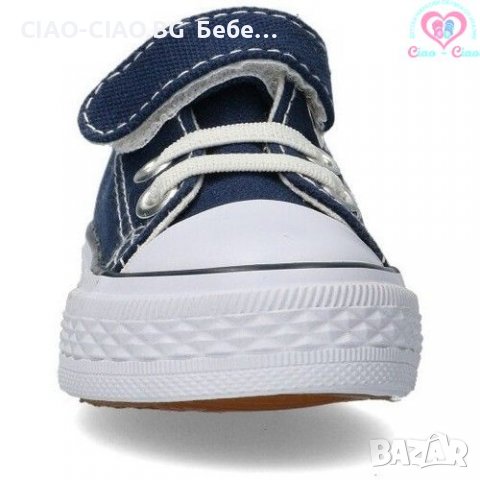 №20-№23, Бебешки кецове за момче в синьо и бяло MORENO, снимка 4 - Бебешки обувки - 36670663