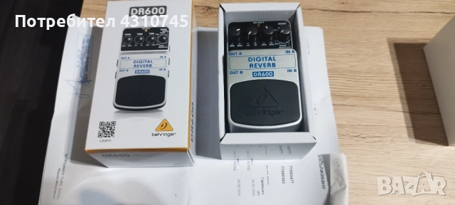 Ефект педали за китара - Behringer Digital Reverb и Palmer Flanger