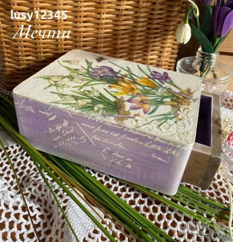 Кутия- Ранна пролет!, снимка 7 - Декорация за дома - 53023988