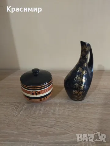 Порцеланова захарница и порцеланова гарафа