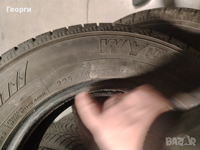 2бр.зимни гуми 225/70/15C Yokahama, снимка 5 - Гуми и джанти - 53211883